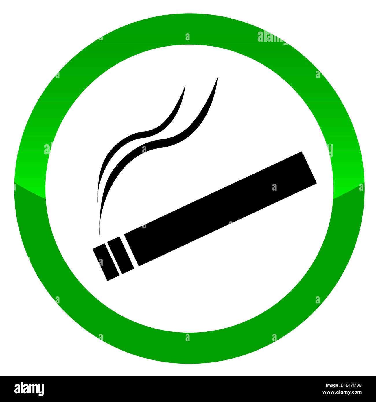 Le signe fumeurs Banque D'Images
