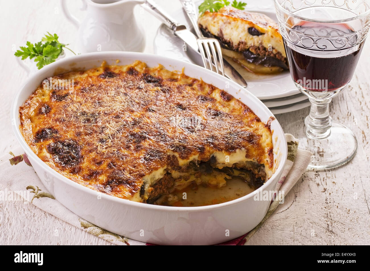 Moussaka Banque D'Images