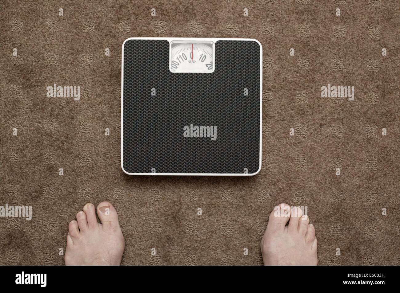 Pesant dedans Banque D'Images