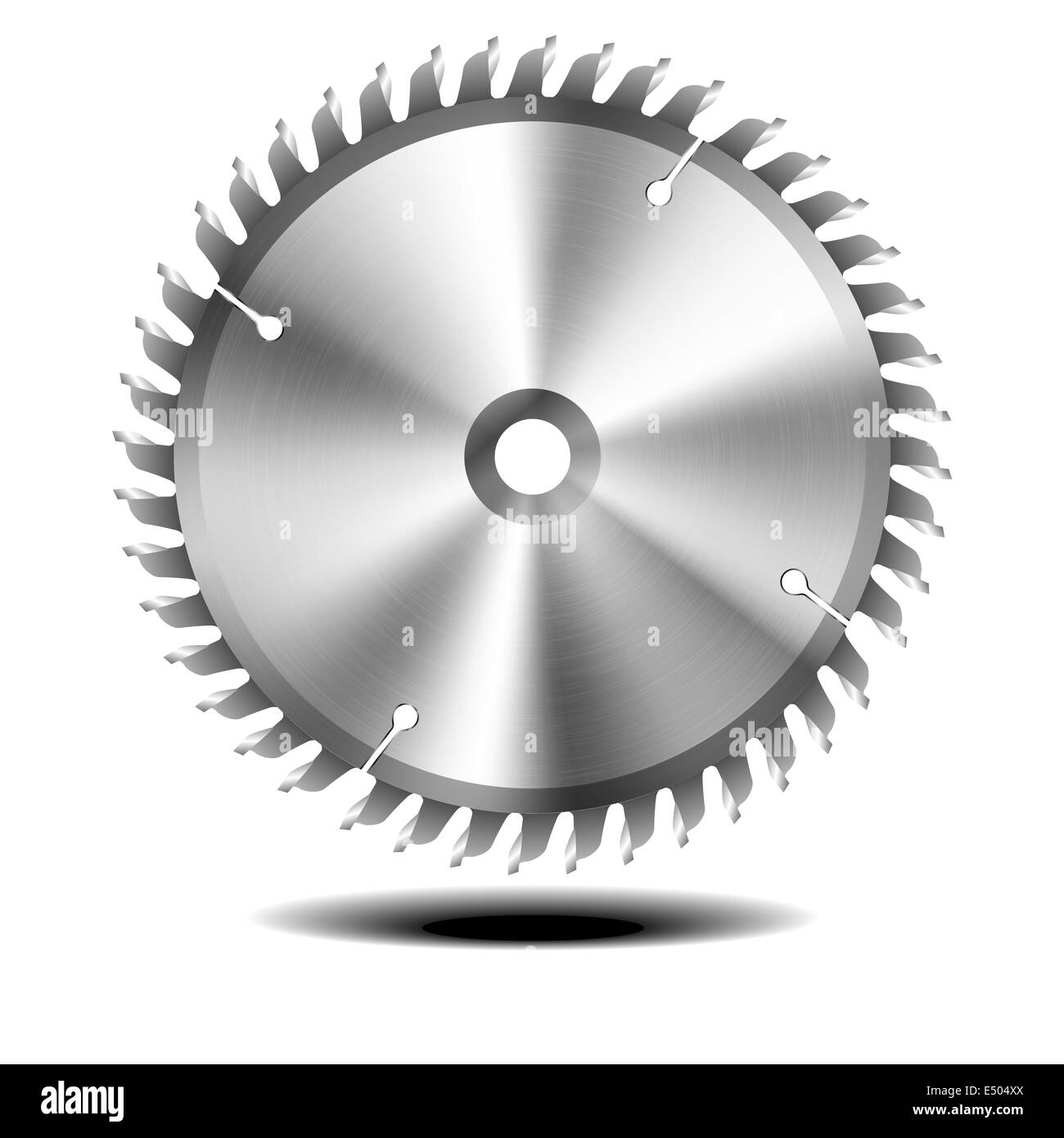 Lame de scie circulaire Banque D'Images