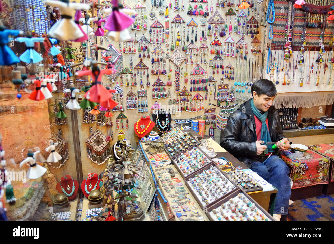 Boutique de souvenirs, Konya, Turquie Banque D'Images