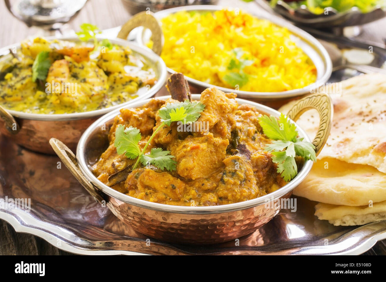 curry indien Banque D'Images