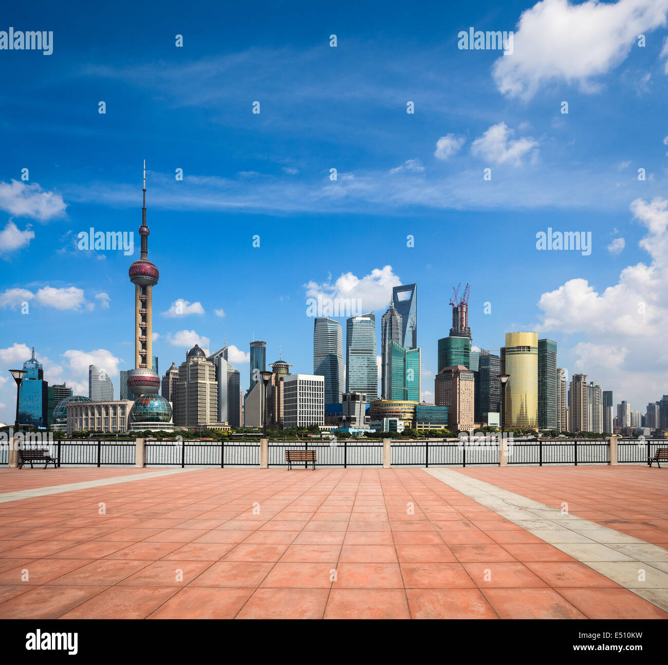 Paysage urbain de Shanghai Banque D'Images