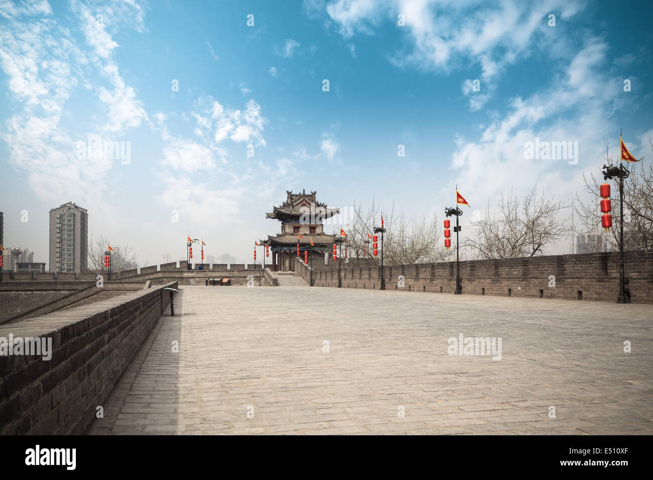 Xi'an ancient city wall Banque D'Images