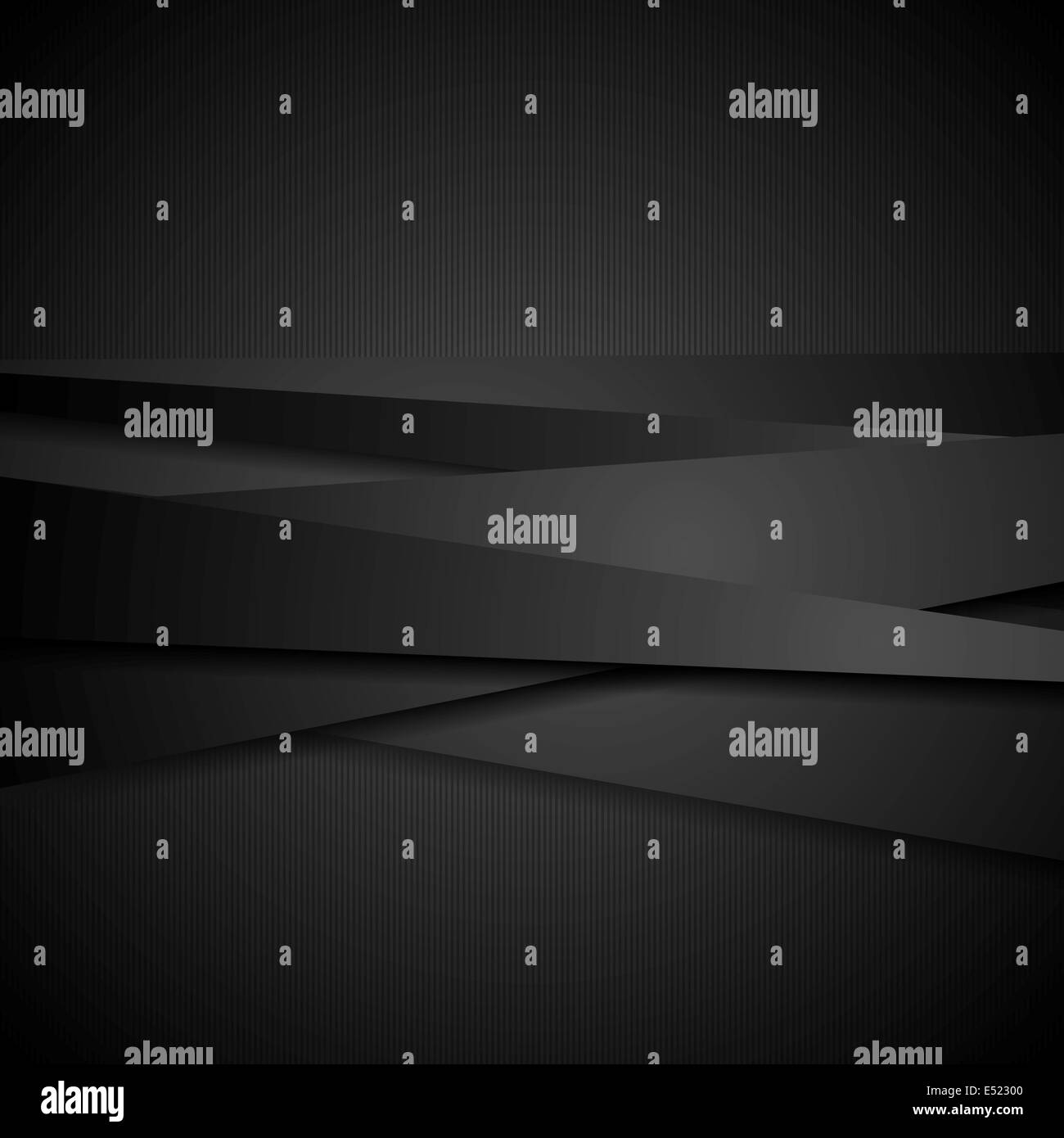 Rayures noir abstrait arrière-plan tech Banque D'Images