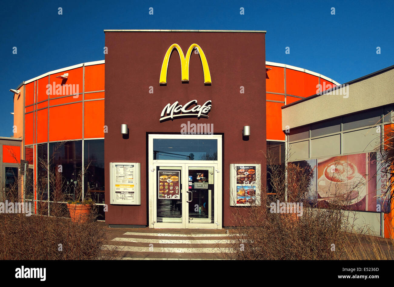 Filiale de McDonalds Banque D'Images