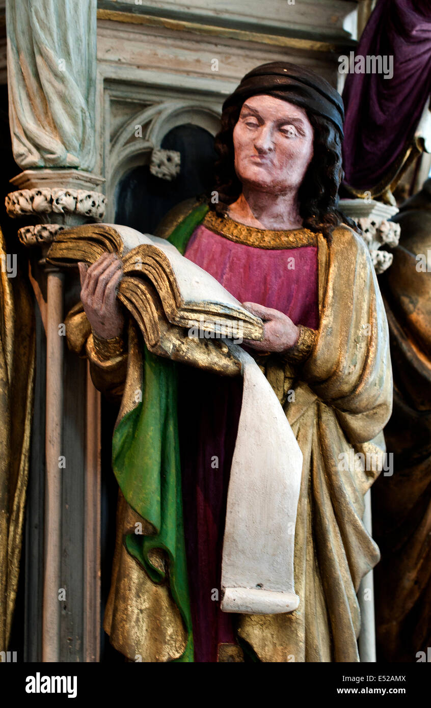 Ainsi de Moïse 1395-1403 comme site Philippe le Hardi - Philippe II Duc de Bourgogne Dijon France ( 1340-1405 ) Néerlandais Claus Sluter Banque D'Images