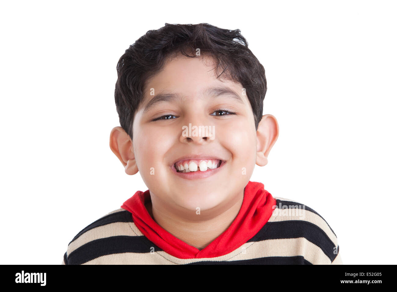 Portrait of little boy smiling Banque D'Images