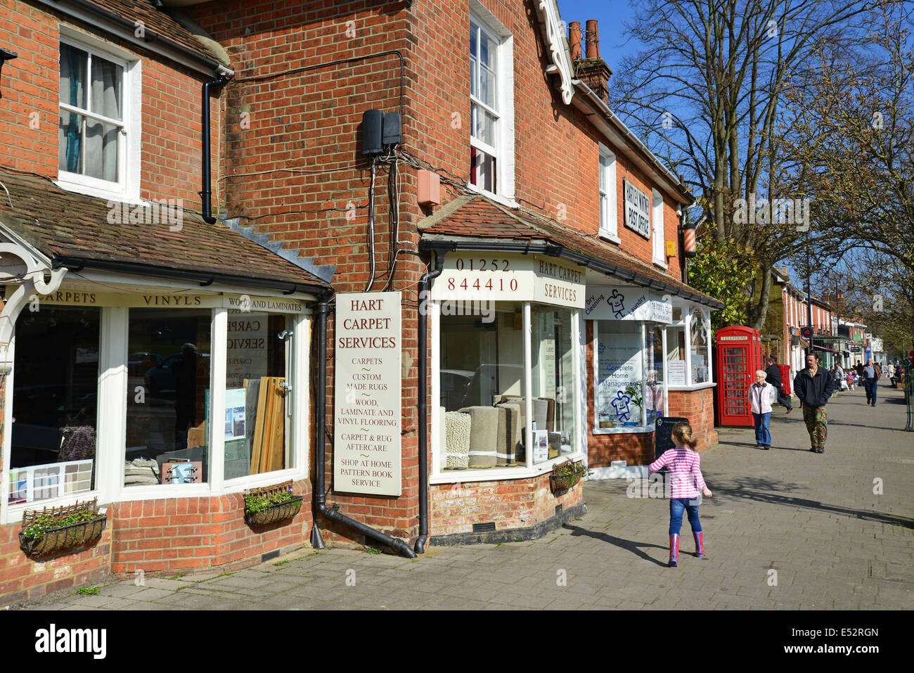 La Grande Rue, Hartley Wintney, Hampshire, Angleterre, Royaume-Uni Banque D'Images