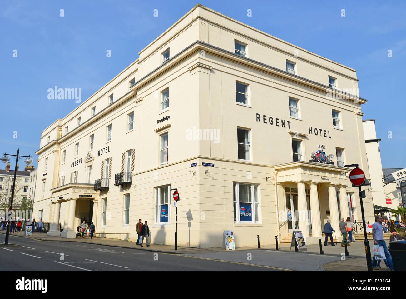 Regent Hotel, la Parade, Royal Leamington Spa, Warwickshire, Angleterre, Royaume-Uni Banque D'Images