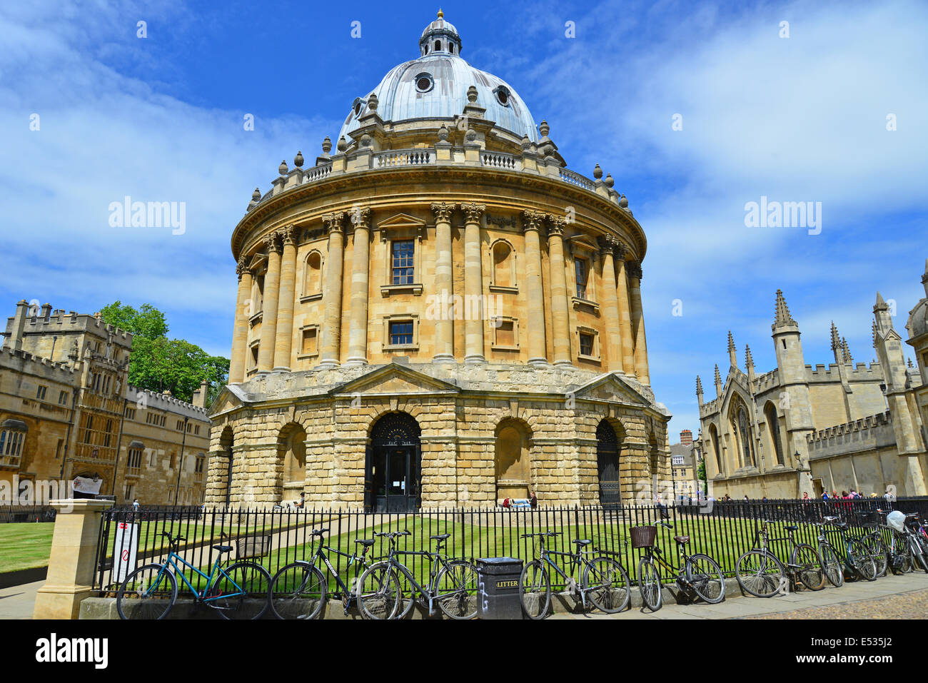 La Radcliffe Camera, Radcliffe Square, Oxford, Oxfordshire, Angleterre, Royaume-Uni Banque D'Images