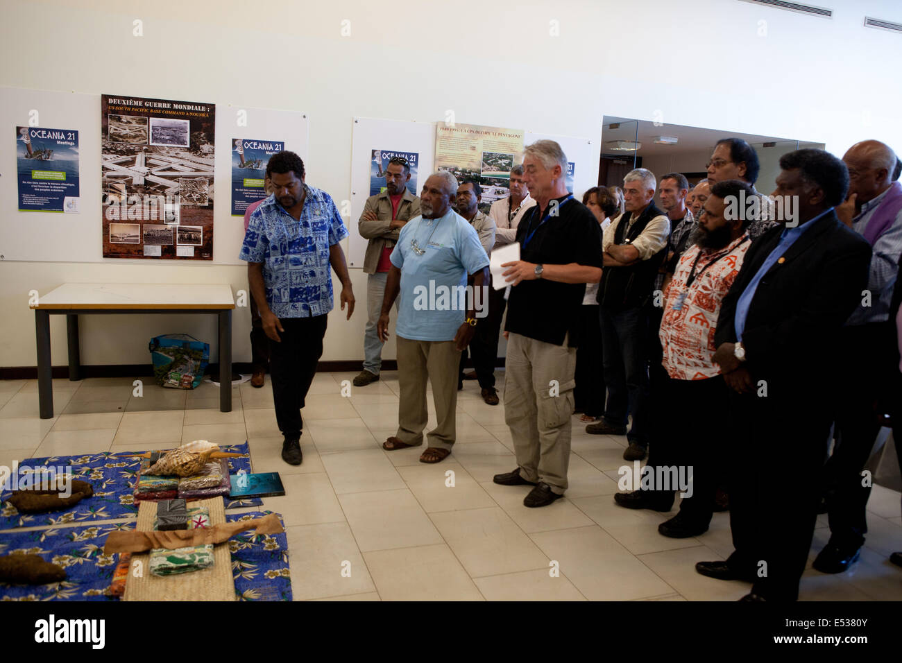 Océanie 21 Conférence Changement Climatique, Nouméa, Nouvelle-Calédonie Banque D'Images