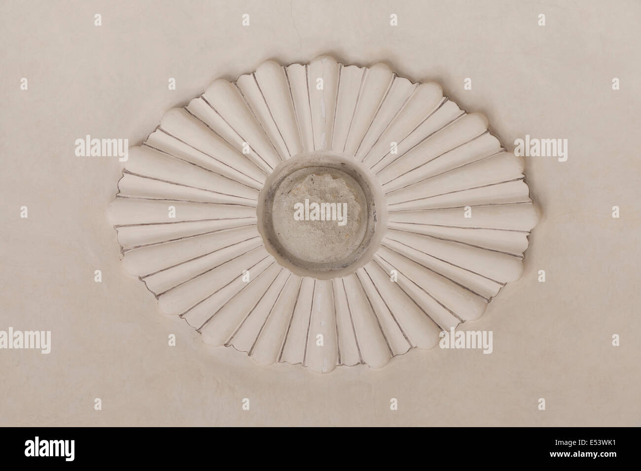 Restauration inachevée, à l'église de Santo Domingo de Guzmán dans le Centro Historico Banque D'Images