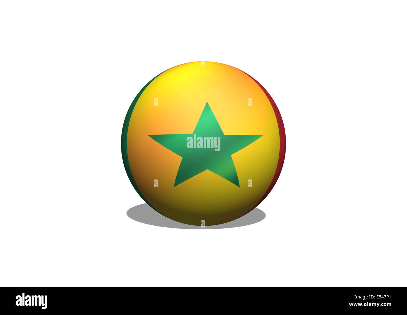 Drapeau Sénégal thèmes idée design Banque D'Images