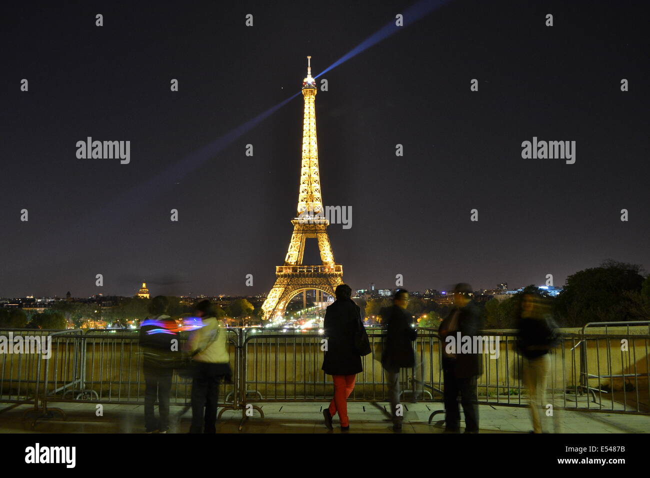 La Tour Eiffel, Paris Banque D'Images