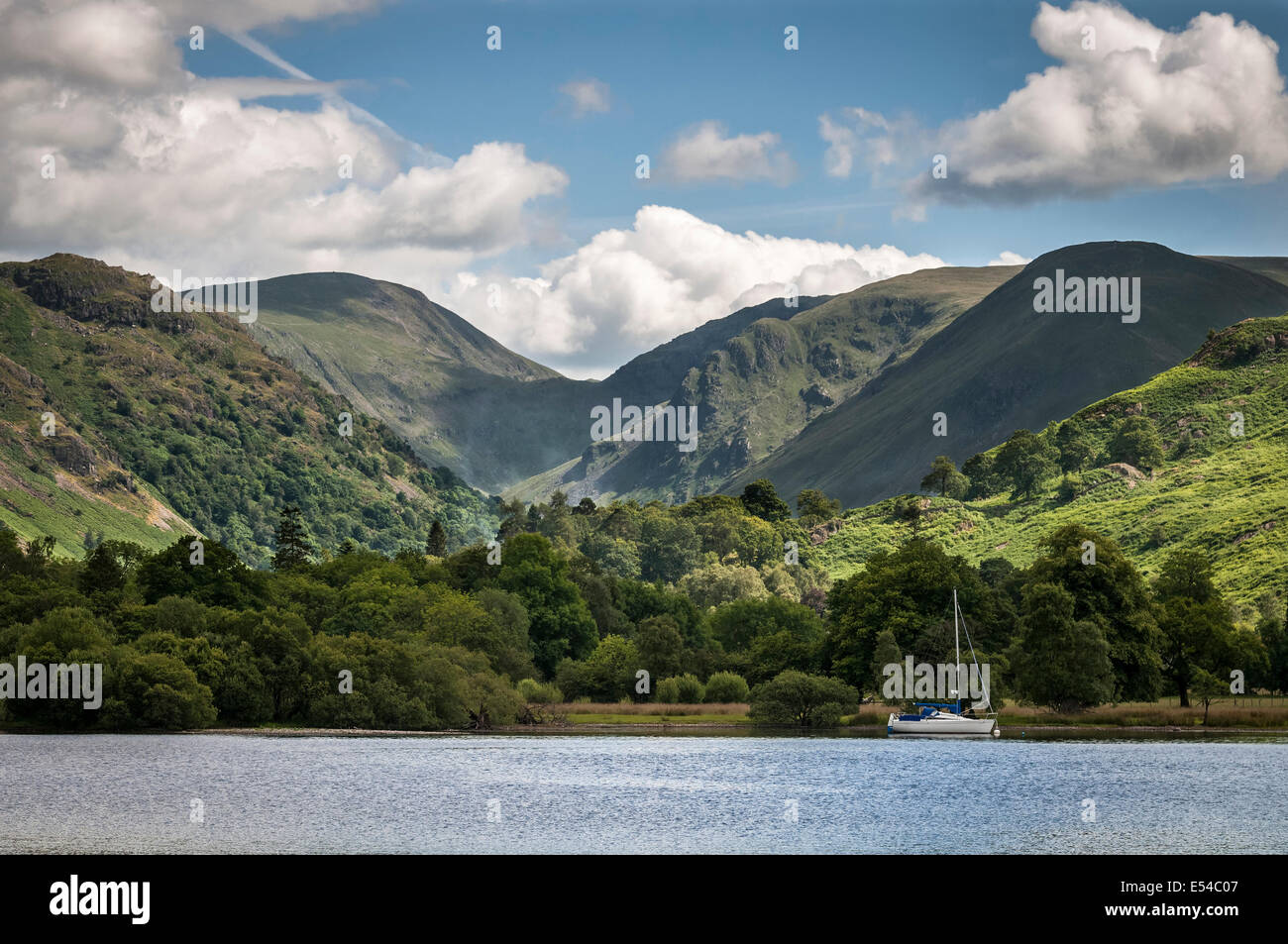 Ullswater Cumbria au nord ouest de l'Angleterre. Banque D'Images