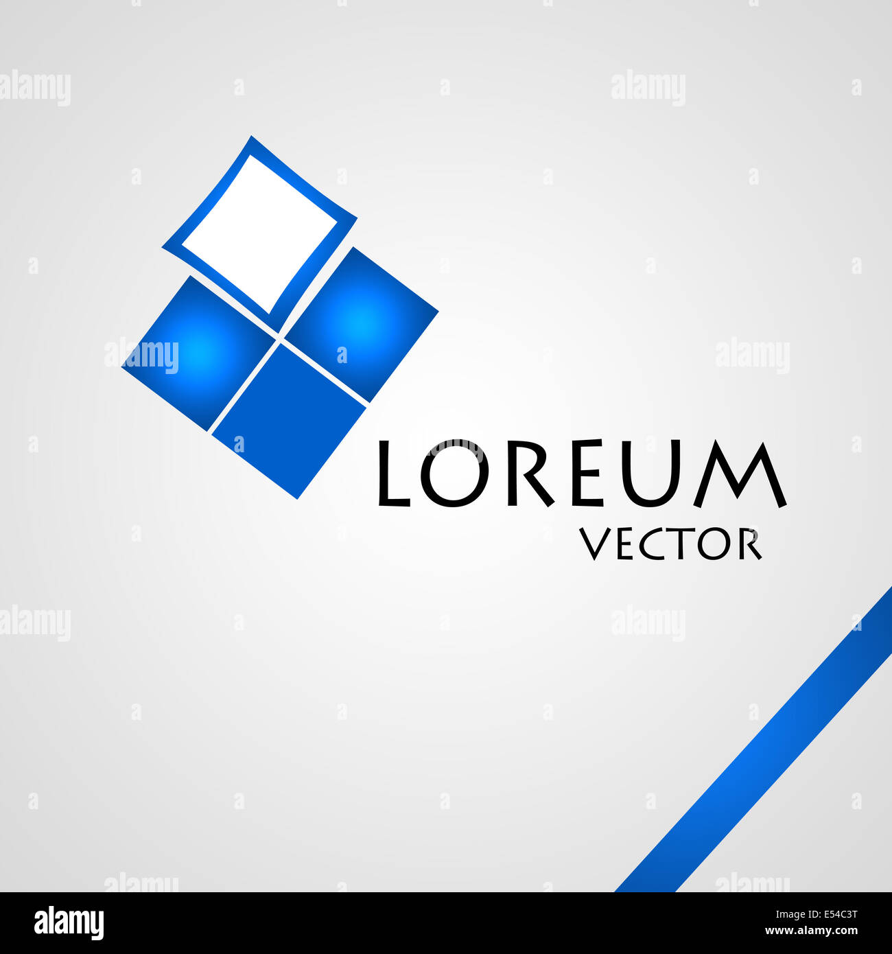 Logo de l’entreprise Banque D'Images