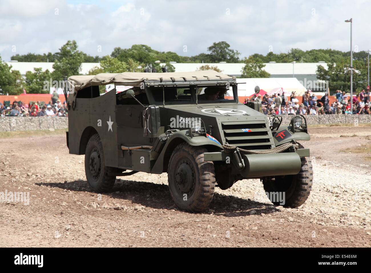 Le personnel américain - Voiture 2014 Tankfest Bovington Banque D'Images