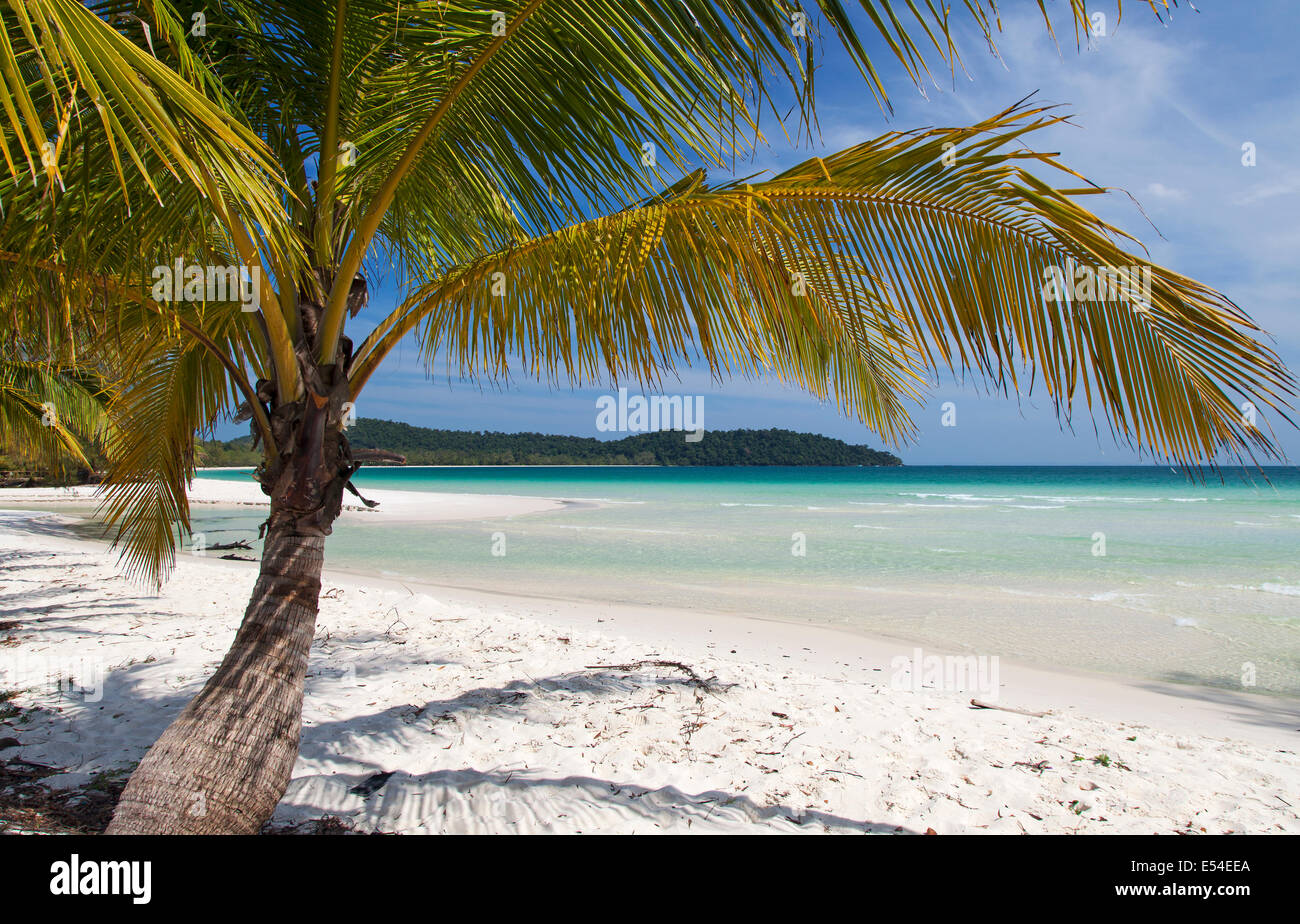Long Beach, Koh Rong, Cambodge Banque D'Images