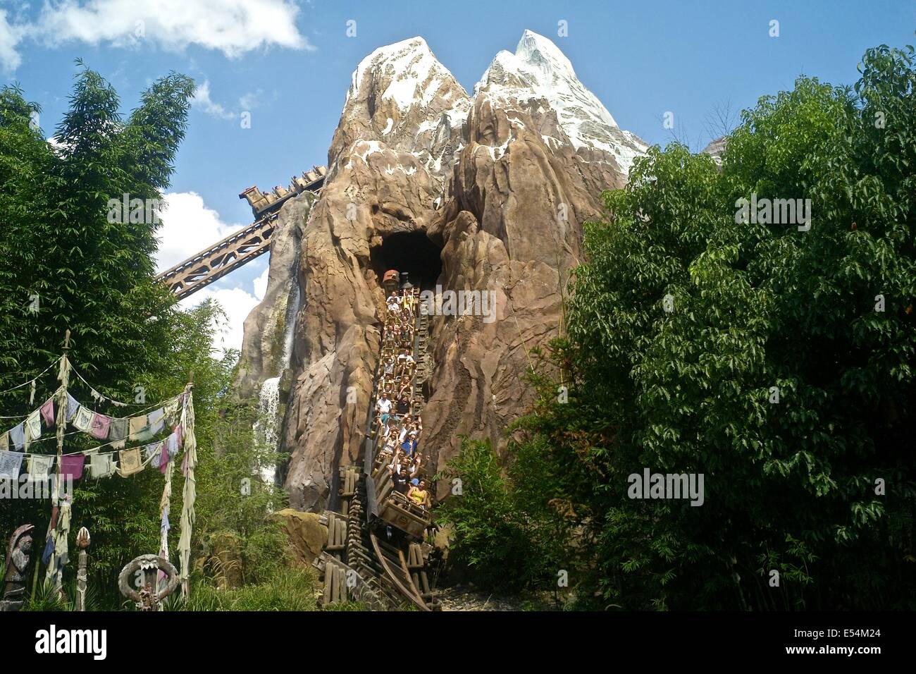 Expedition Everest. Disney's Animal Kingdom. Banque D'Images