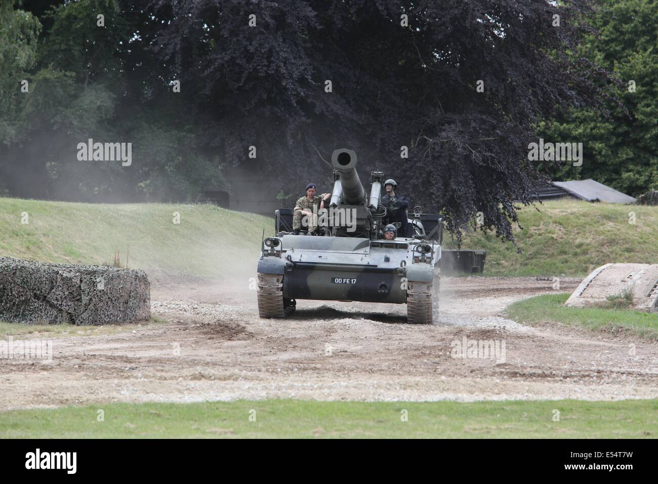 M110A1 canon automoteur Banque D'Images