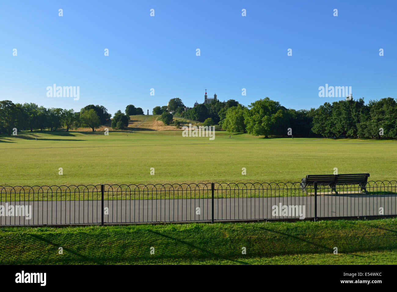 Le Parc de Greenwich et Observatoire Royal , , Londres, Royaume-Uni Banque D'Images