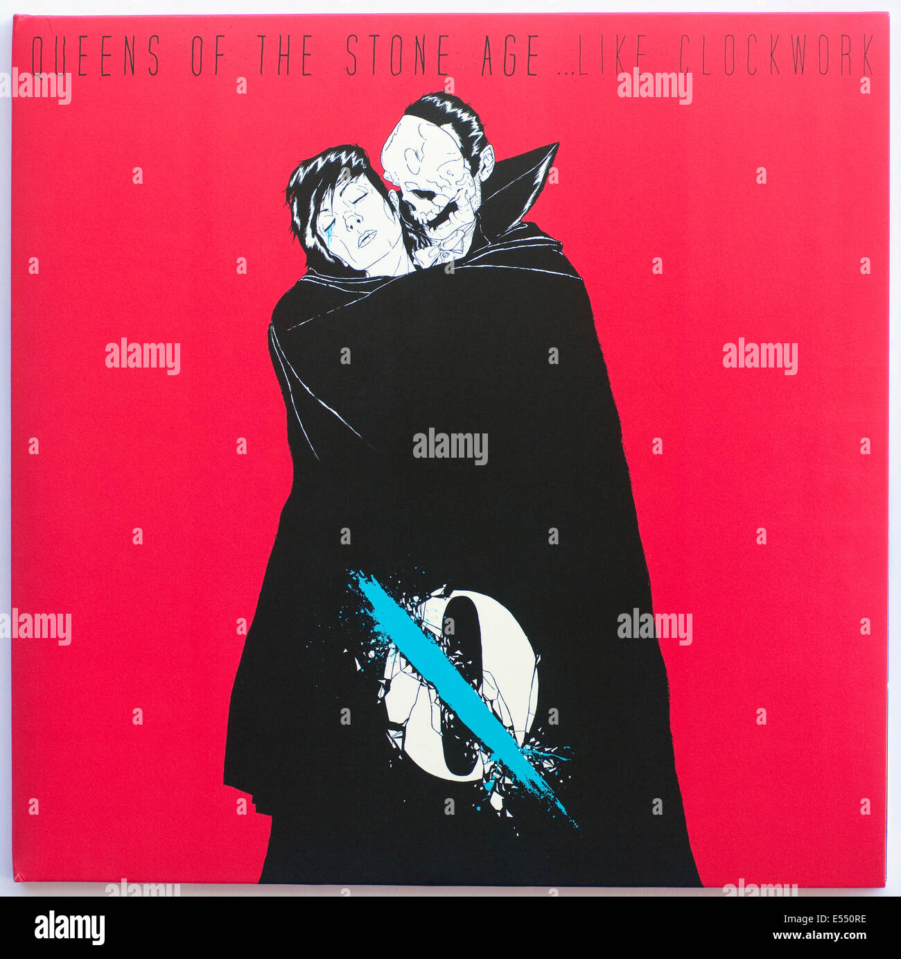 La couverture de l'album comme Clockwork par Queens of the Stone Age - usage éditorial uniquement Banque D'Images