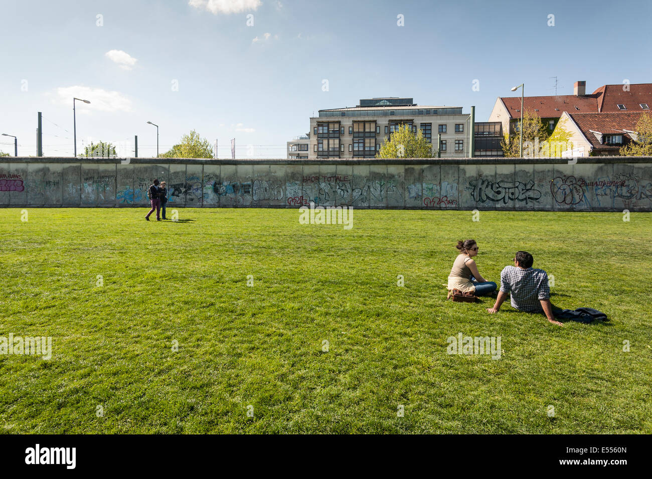 Mémorial du Mur de Berlin, Berlin, Allemagne Banque D'Images
