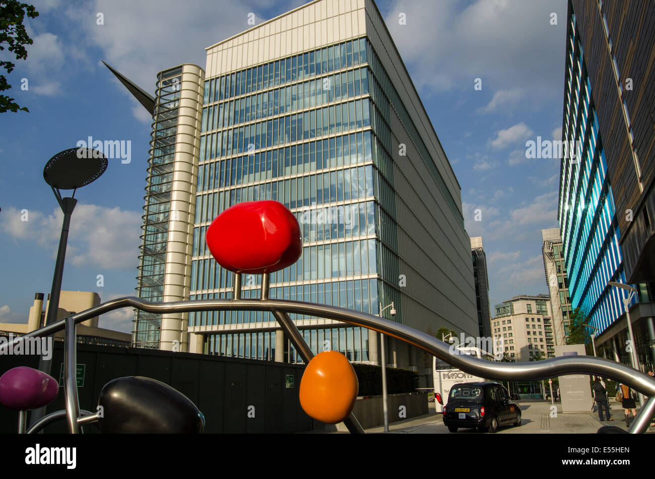 Londres, Angleterre le 15 mai 2014 : Londres, siège de l'entreprise pharmaceutique AstraZeneca à Paddington. Banque D'Images
