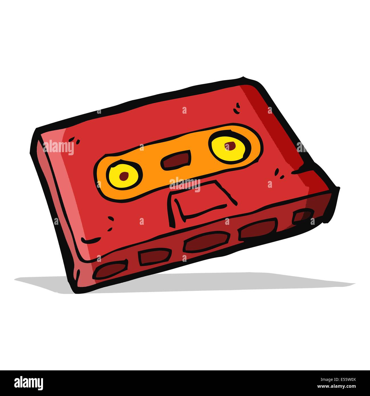 Cassette de dessin animé Image Vectorielle Stock - Alamy