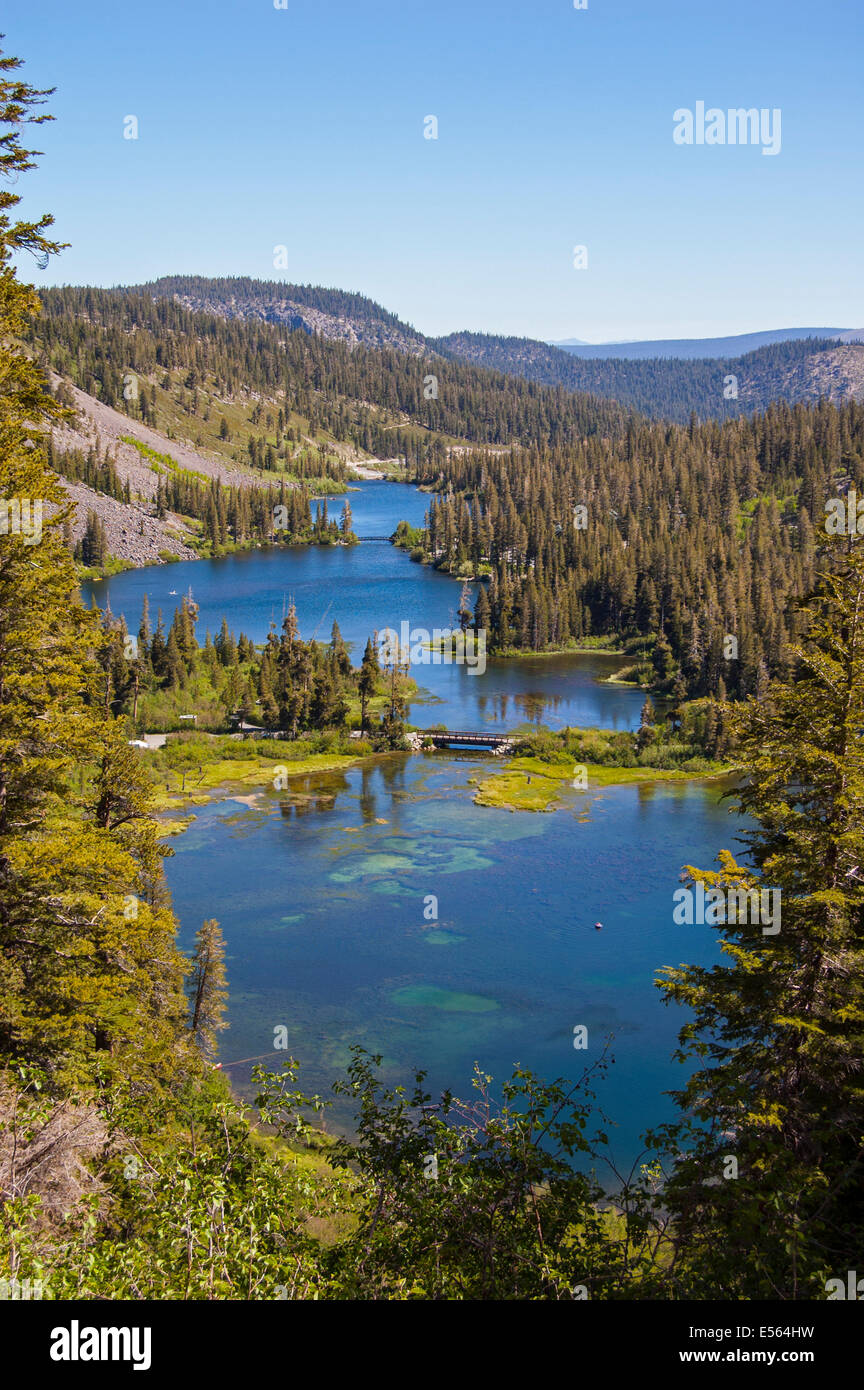 Mammoth Lakes, en Californie. USA Banque D'Images