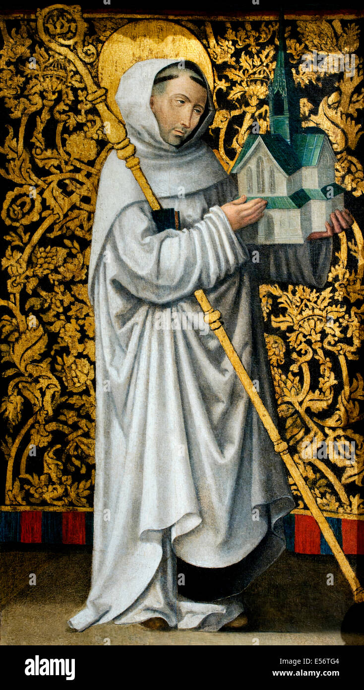 Clairvaux ( 16ème siècle retable Saint Bernard de Clairvaux ) Champagne