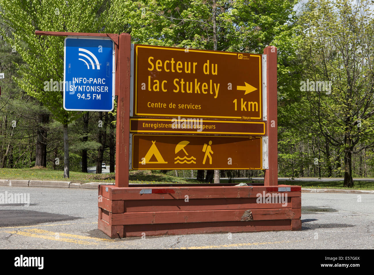 Parc Du Parc National Du Mont Orford Est Photographie Pres De Magog Et Sherbrooke Quebec Photo Stock Alamy