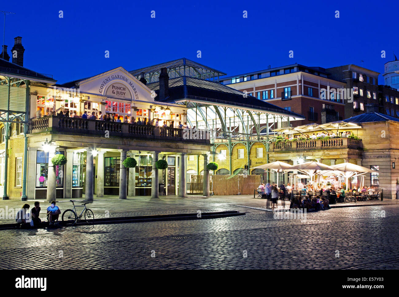 Nuit Covent Garden London UK Banque D'Images