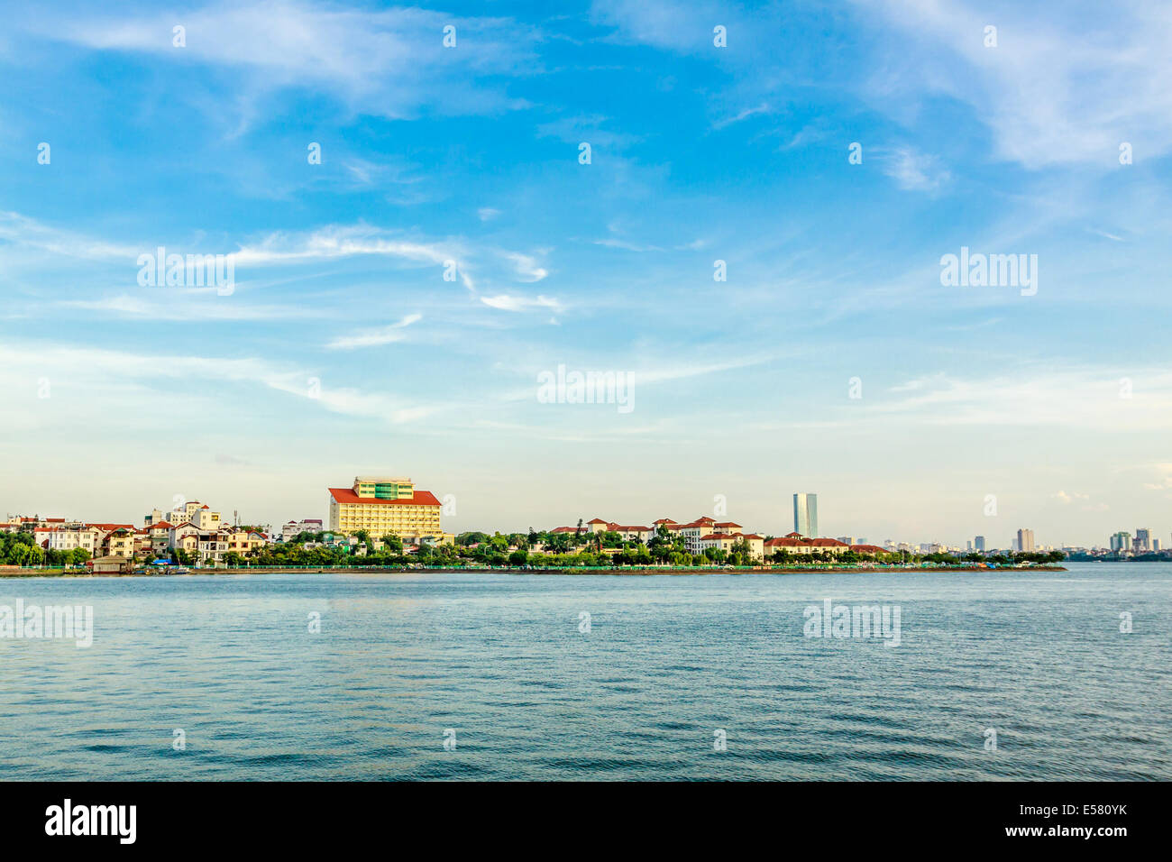 Ho Tay (lac de l'ouest) à Hanoi, Vietnam Banque D'Images