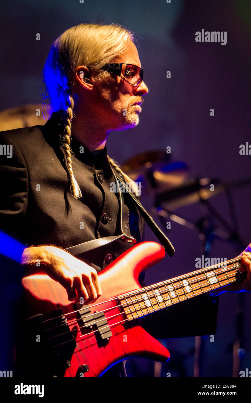 Milan Italie. 10 mai 2012. Le musicien anglais STEVEN WILSON, leader du groupe de rock progressif Porcupine Tree effectue live au m Banque D'Images