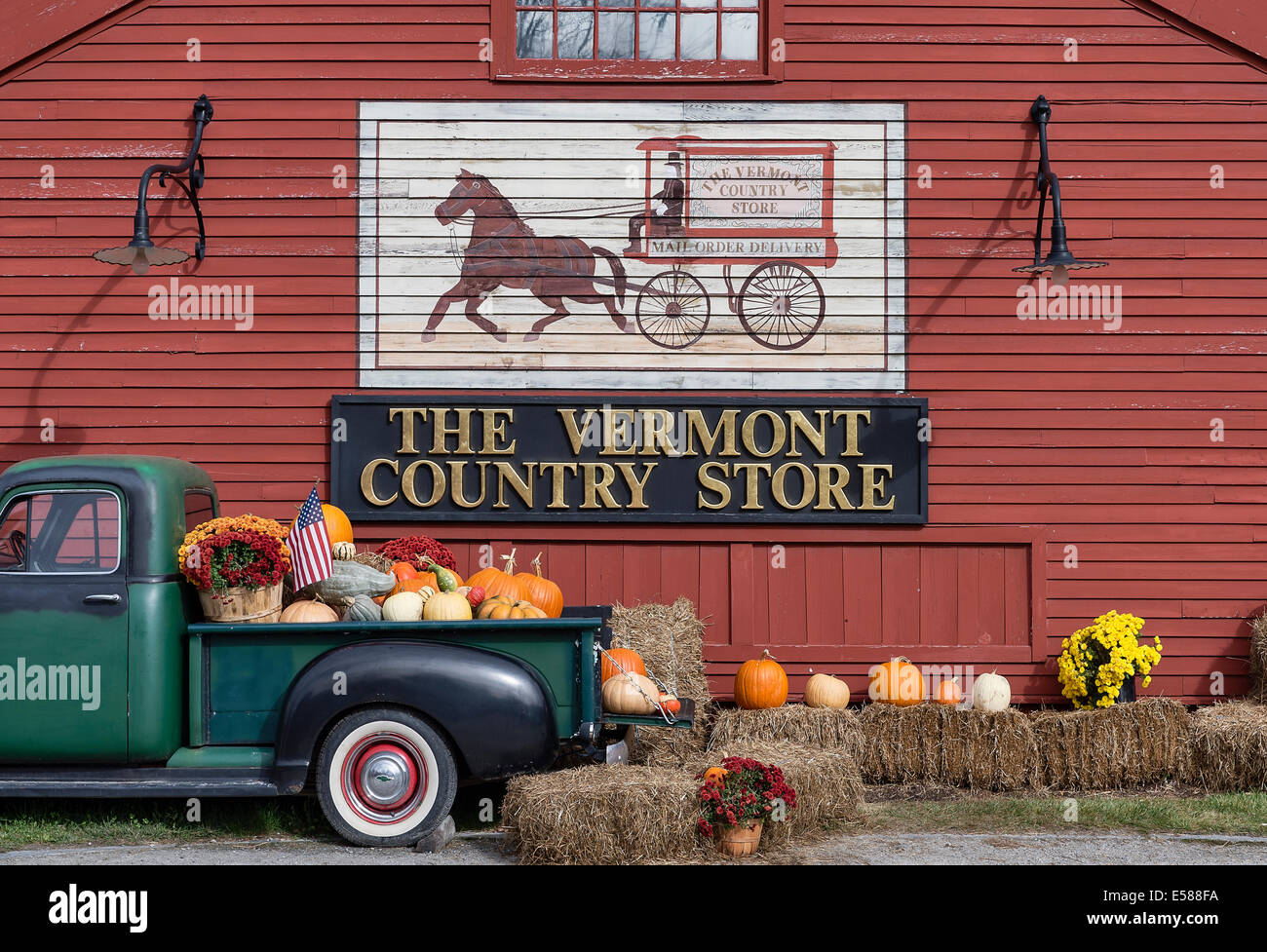 Le Vermont Country Store, Weston, Vermont, Etats-Unis Banque D'Images