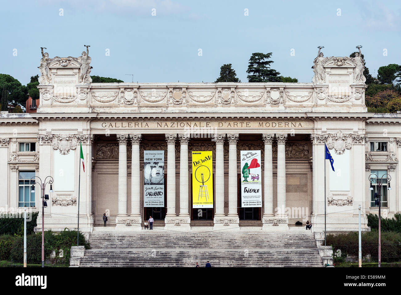 Galerie nationale d'Art Moderne, Rome, Italie Banque D'Images