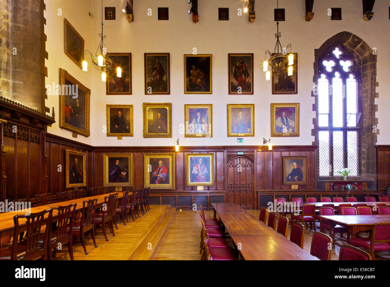 Grand Hall, University College, Durham, Durham, UK Banque D'Images