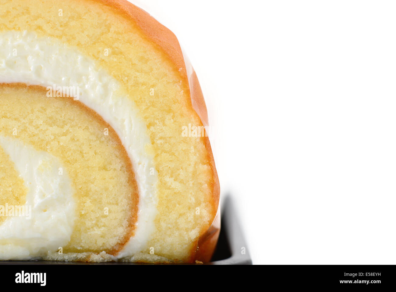 gâteau roulé Banque D'Images