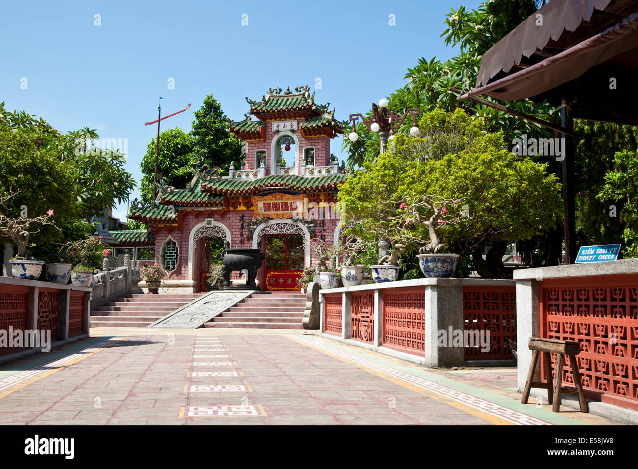 La pagode Phuc Kien Assembly Hall à Hoi An Banque D'Images