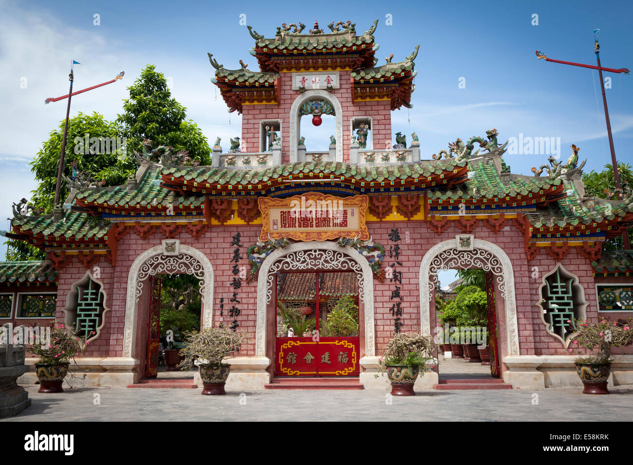 La pagode Phuc Kien Assembly Hall à Hoi An Banque D'Images