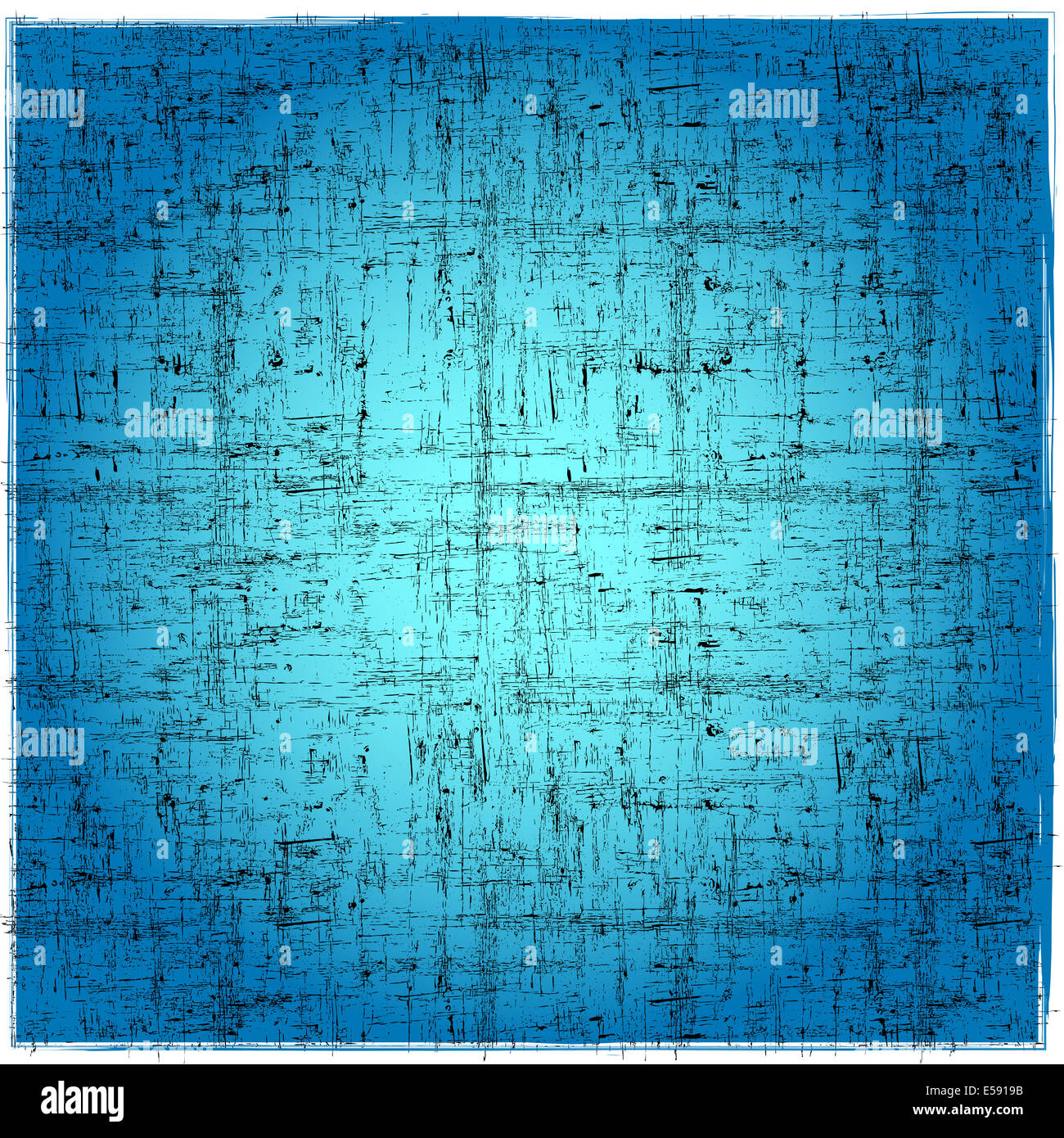 Fond de texture de trait de pinceau bleu Banque D'Images