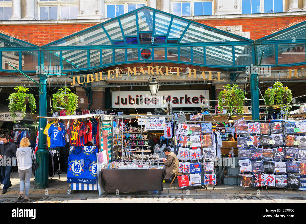 Le marché du jubilé Hall, Covent Garden, London, England, UK Banque D'Images
