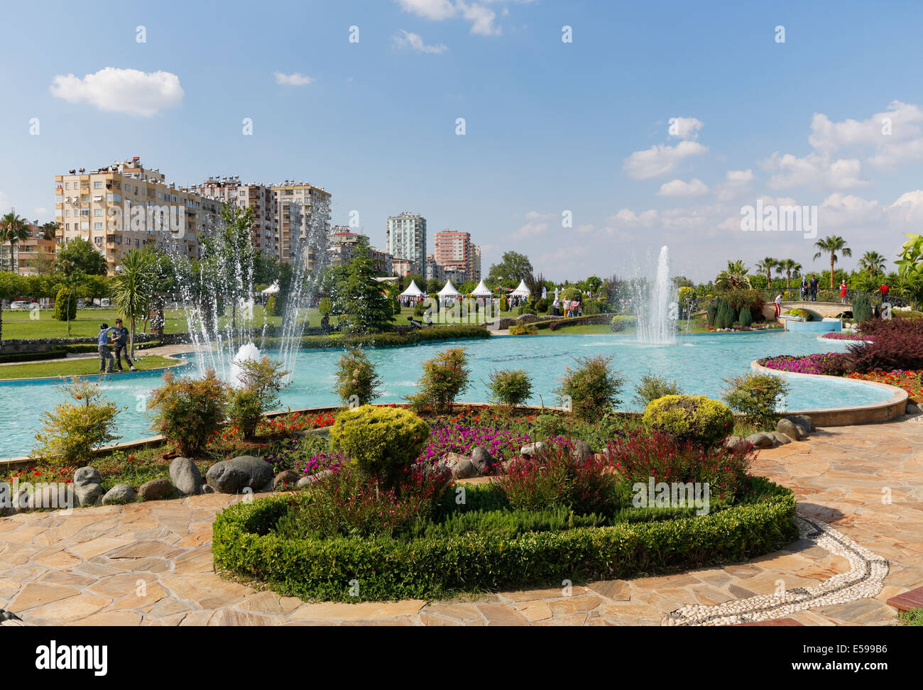 La Turquie, Adana, Merkez Park Banque D'Images