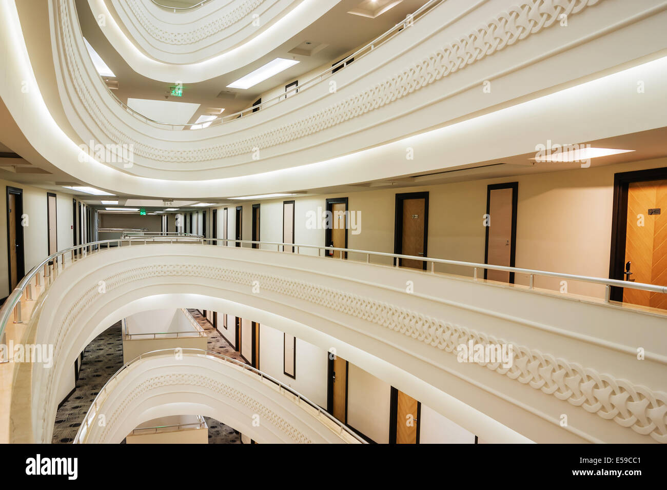 ALANYA, TURQUIE - 17 juillet : Intérieur de l'hôtel Vikingen Quality Resort. Hôtel dispose de 450 chambres et 13 000 mètres carrés sur Ju Banque D'Images