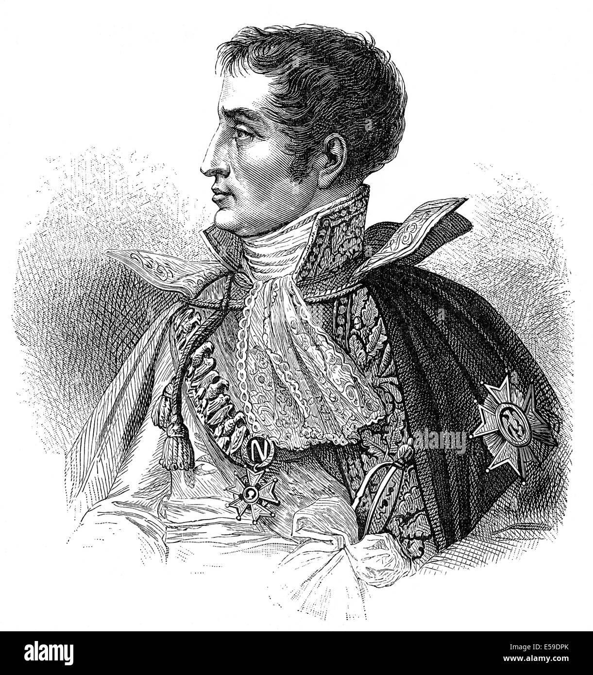 Joseph-Napoleon Bonaparte, José I., 1768 - 1844, roi d'Espagne, Roi de Naples et de Sicile, Banque D'Images