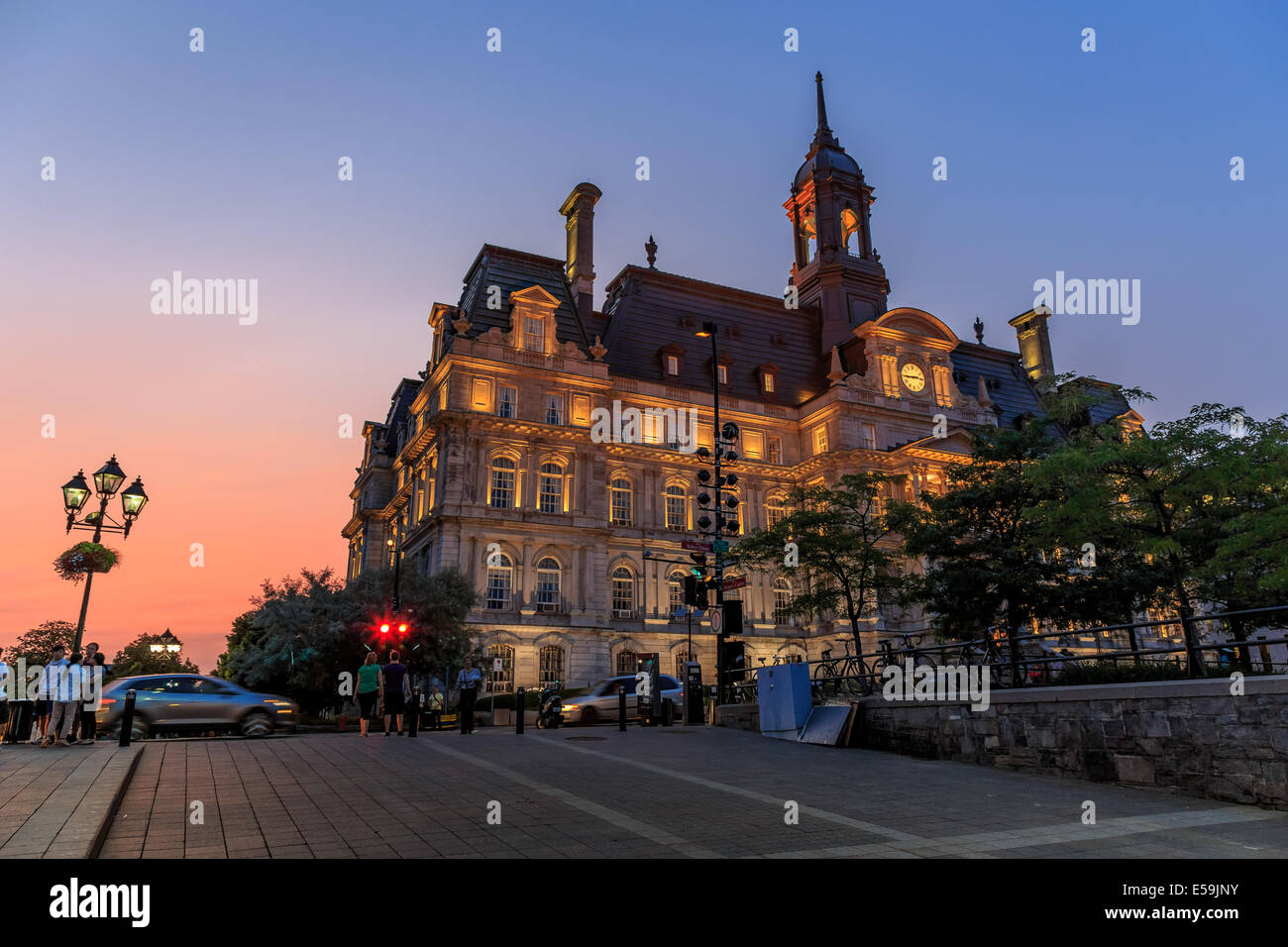 Quartier du Vieux Port de Montréal Banque D'Images