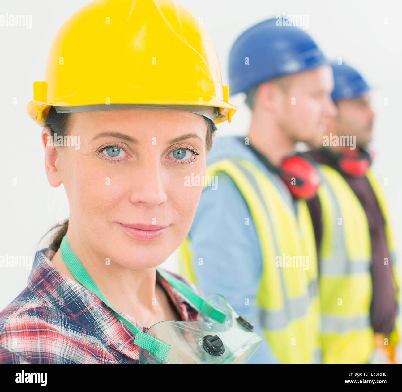 Young construction worker Banque D'Images