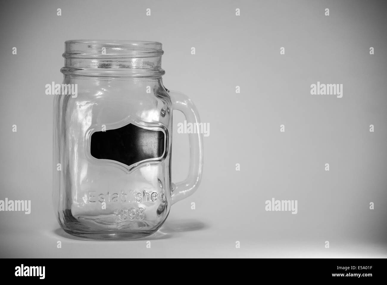 Vide pot Mason. Banque D'Images Vide pot Mason. Banque D'Images